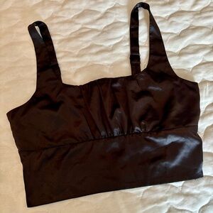 Black Cropped Top